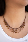 Paparazzi Sporadic Sparkle-copper Necklace - Glitzygals5dollarbling Paparazzi Boutique 