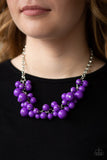 Walk This BROADWAY - purple - Paparazzi necklace - Glitzygals5dollarbling Paparazzi Boutique 