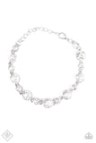 Paparazzi Starstruck Sparkle White Bracelet Fashion Fix - Glitzygals5dollarbling Paparazzi Boutique 