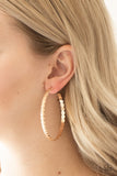 Paparazzi Totally Off The HOOP Gold Earrings - Glitzygals5dollarbling Paparazzi Boutique 