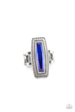 PRE-CLAIM Paparazzi Luminary Luster Blue Ring - Glitzygals5dollarbling Paparazzi Boutique 
