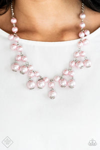 Paparazzi - Soon To Be Mrs. - Pink Pearl Necklace - Glitzygals5dollarbling Paparazzi Boutique 