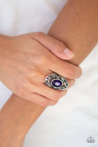 Red Carpet Rebel - purple - Paparazzi ring - Glitzygals5dollarbling Paparazzi Boutique 