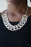 Paparazzi The Main Contender Silver Necklace - Glitzygals5dollarbling Paparazzi Boutique 