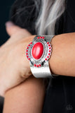 Paparazzi “Canyon Crafted” Red Bracelet - Glitzygals5dollarbling Paparazzi Boutique 