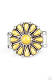 Paparazzi Poppy POP-tastic Yellow Ring - Glitzygals5dollarbling Paparazzi Boutique 