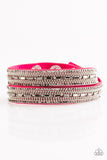 Paparazzi Shimmer and Sass Pink Urban Wrap Bracelet - Glitzygals5dollarbling Paparazzi Boutique 