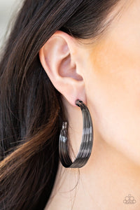 Paparazzi Live Wire Black Earrings - Glitzygals5dollarbling Paparazzi Boutique 