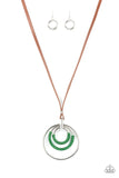 Hypnotic Happenings - green - Paparazzi necklace - Glitzygals5dollarbling Paparazzi Boutique 