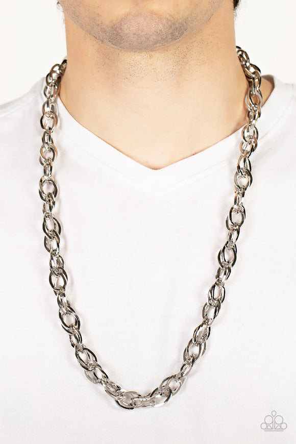 Custom Couture Silver ~ Paparazzi Necklace - Glitzygals5dollarbling Paparazzi Boutique 