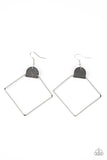 Paparazzi Friends of a LEATHER - Silver - Earrings - Glitzygals5dollarbling Paparazzi Boutique 