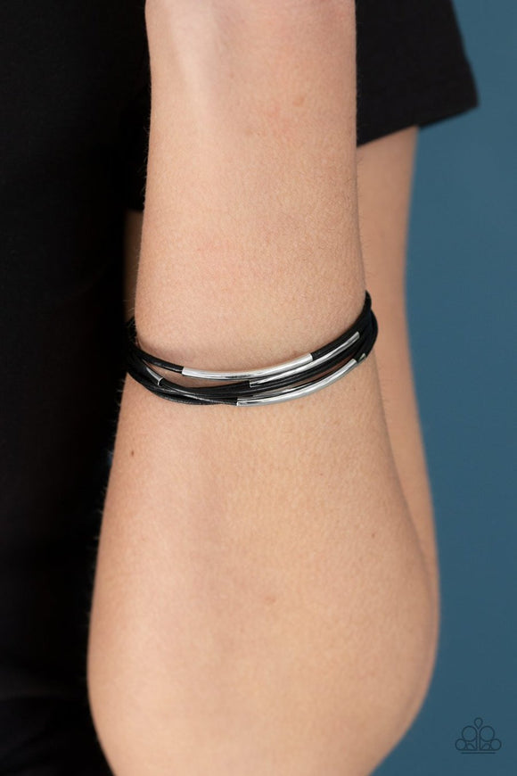 Power Cord - black - Paparazzi bracelet - Glitzygals5dollarbling Paparazzi Boutique 