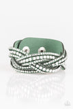 Bring On The Bling - green - Paparazzi bracelet - Glitzygals5dollarbling Paparazzi Boutique 