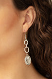 Paparazzi Extra Ice Queen - White Earrings - Glitzygals5dollarbling Paparazzi Boutique 