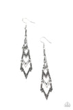 Paparazzi Electric Shimmer Silver Earrings - Glitzygals5dollarbling Paparazzi Boutique 