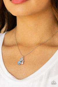 Paparazzi “Time To Be Timeless” Blue Necklace - Glitzygals5dollarbling Paparazzi Boutique 