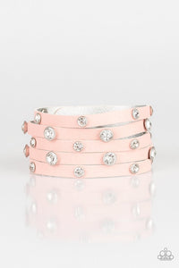 Paparazzi Rhinestone Reputation Pink Urban Bracelet - Glitzygals5dollarbling Paparazzi Boutique 