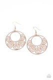 Petal Promenade - rose gold - Paparazzi earrings - Glitzygals5dollarbling Paparazzi Boutique 