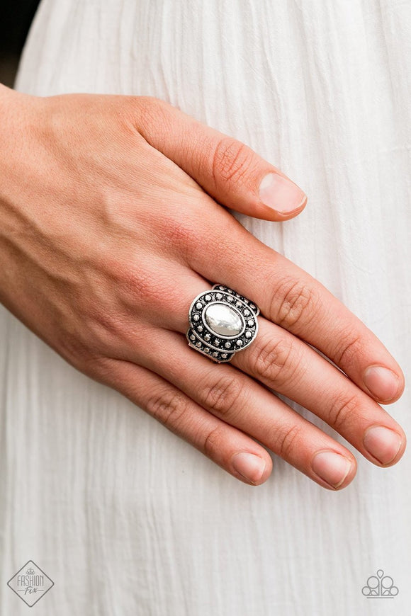 Paparazzi Stacked Stunner Silver Fashion Fix Exclusive Ring - Glitzygals5dollarbling Paparazzi Boutique 