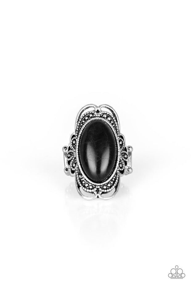 Desert Flavor - black - Paparazzi ring - Glitzygals5dollarbling Paparazzi Boutique 