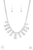 Celebrity Couture - white - Paparazzi necklace - Glitzygals5dollarbling Paparazzi Boutique 