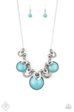 Elemental Goddess - blue - Paparazzi necklace - Glitzygals5dollarbling Paparazzi Boutique 