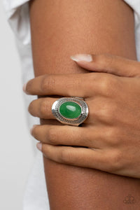 Rockable Refinement Green ~ Paparazzi Ring - Glitzygals5dollarbling Paparazzi Boutique 
