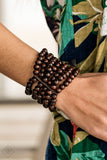 Paparazzi Maui Mojito Brown Bracelet Fashion Fix Exclusive - Glitzygals5dollarbling Paparazzi Boutique 