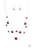 Paparazzi Necklace - SHEER Thing! - Red Necklace - Glitzygals5dollarbling Paparazzi Boutique 