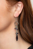 Paparazzi Earring ~ Glammed Up Goddess - Purple - Glitzygals5dollarbling Paparazzi Boutique 