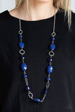 Paparazzi Shimmer Simmer Blue Necklace - Glitzygals5dollarbling Paparazzi Boutique 