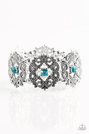 Paparazzi “EMPRESS-ive Shimmer” Blue Bracelet - Glitzygals5dollarbling Paparazzi Boutique 