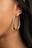 Borderline Brilliance - gold - Paparazzi earrings - Glitzygals5dollarbling Paparazzi Boutique 