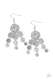 Paparazzi Do Chime In - Silver - Discs - Fringe Earrings - Glitzygals5dollarbling Paparazzi Boutique 