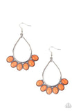 Paparazzi Earring ~ Stone Sky - Orange - Glitzygals5dollarbling Paparazzi Boutique 