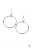 Paparazzi Total Focus Silver Earrings - Glitzygals5dollarbling Paparazzi Boutique 
