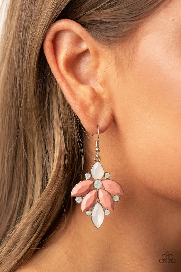 Fantasy Flair Pink ~ Paparazzi Earring - Glitzygals5dollarbling Paparazzi Boutique 