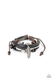 Paparazzi Bracelet ~ Mountain Bird - Black - Glitzygals5dollarbling Paparazzi Boutique 