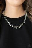 Pearl Essence Green ~ Paparazzi Necklace - Glitzygals5dollarbling Paparazzi Boutique 