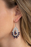 Paparazzi Earring ~ Boss Brilliance - Purple - Glitzygals5dollarbling Paparazzi Boutique 