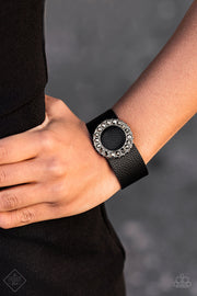 Paparazzi “Rebel Razzle” Black Bracelet Fashion Fix Exclusive - Glitzygals5dollarbling Paparazzi Boutique 