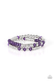 Paparazzi Downright Dressy Purple Bracelet - Glitzygals5dollarbling Paparazzi Boutique 