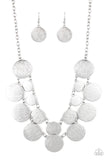 Paparazzi Stop and Reflect - Silver Necklace - Glitzygals5dollarbling Paparazzi Boutique 