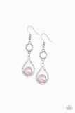Paparazzi Roll Out The Ritz Pink Pearl Earrings - Glitzygals5dollarbling Paparazzi Boutique 