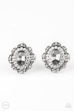 Paparazzi CLIP ON Dine and Dapper Silver Earrings - Glitzygals5dollarbling Paparazzi Boutique 