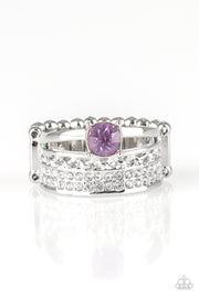 The Overachiever - purple - Paparazzi ring - Glitzygals5dollarbling Paparazzi Boutique 