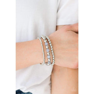 Paparazzi “Always On The GLOW” Silver Bracelets - Glitzygals5dollarbling Paparazzi Boutique 