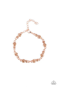 Paparazzi Twinkle Twinkle Little STARLET Shiny Copper Bracelet - Glitzygals5dollarbling Paparazzi Boutique 