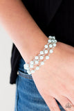 Paparazzi Stage Name - Blue Pearls - Adjustable Bracelet - Glitzygals5dollarbling Paparazzi Boutique 