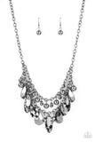 Paparazzi Necklace ~ Extra Exhilarating - Black - Glitzygals5dollarbling Paparazzi Boutique 